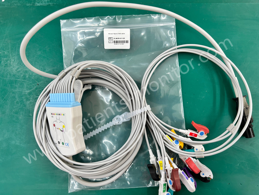 모타라 Q-스트레스 60-00186-01 IEC 10 리드 12 핀 EKG ECG 케이블 DLMOR-011-05 호환 신